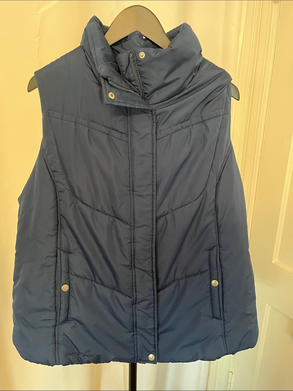 ZeroXposur Women's Quilted Puffer Vest - Navy Blue